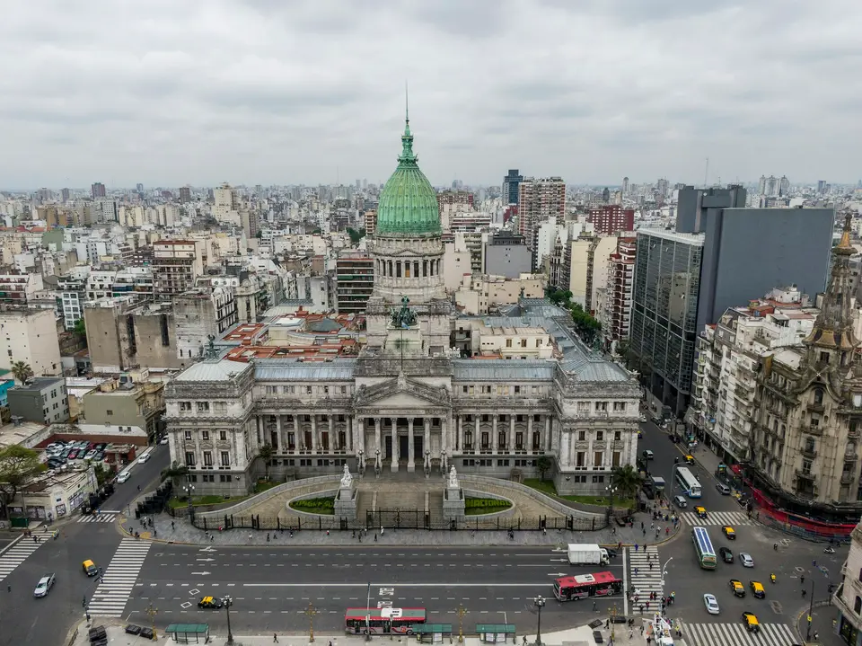cars on road near city buildings during daytime — Buenos Aires