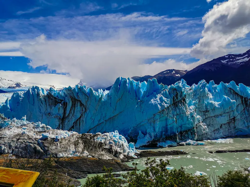 a large glacier in Perito Moreno Glacierous region — El Calafate